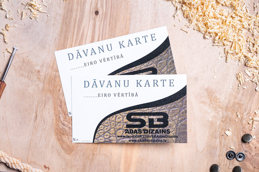 Dāvanu karte | SB Ādas dizains