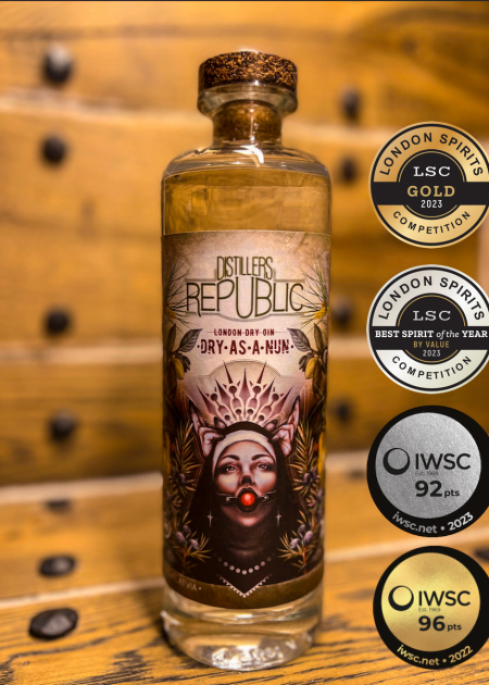 Džins rozes un granātāboli | Distillers Republic | Dry as a nun Rose