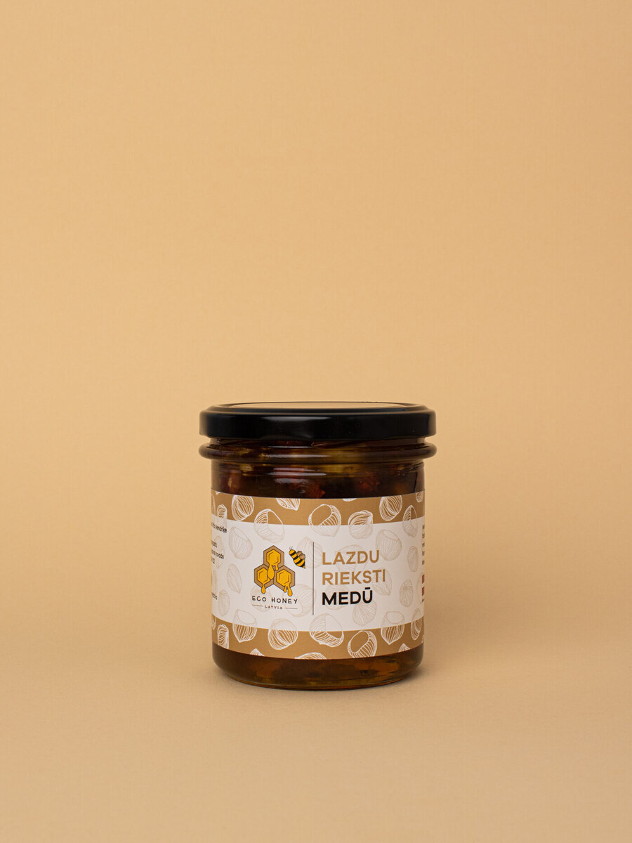 Lazdu rieksti medū | Eco Honey Latvia
