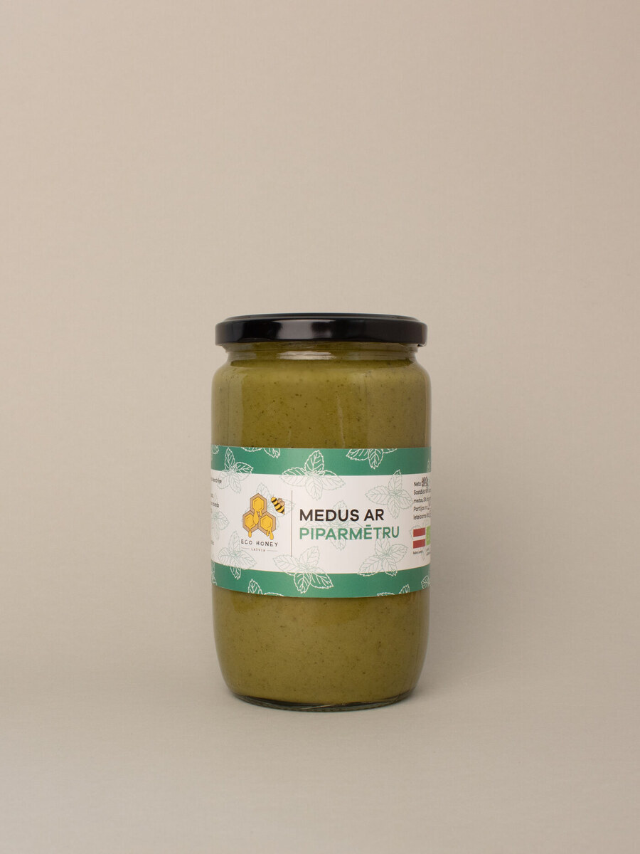 Medus ar piparmētru | Eco Honey Latvia