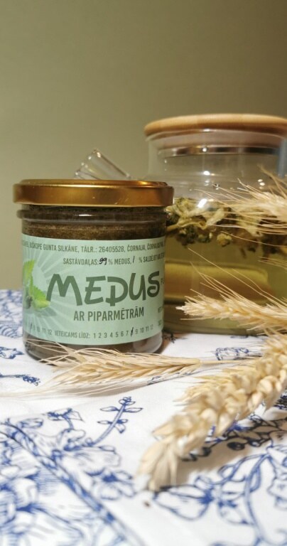 Medus ar piparmetrām, Medus ar vīgriezēm| |Plašumi