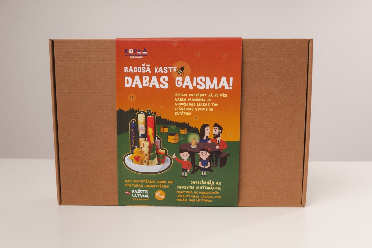 Sveču un svečturu pagatavošanas komplekts bērniem ‘Dabas gaisma’ | Kopaa