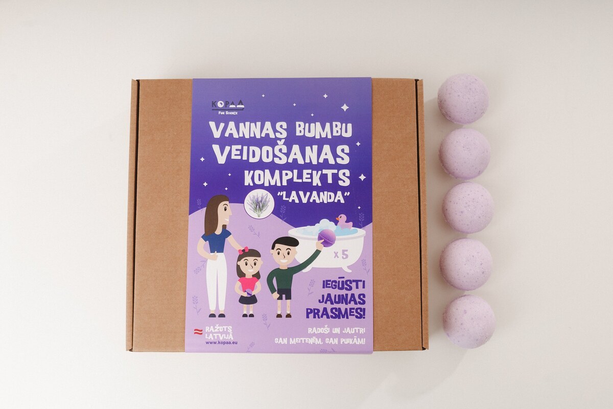 Vannas bumbu pagatavošanas komplekts ‘lavanda’ vai ‘citrons’ | Kopaa
